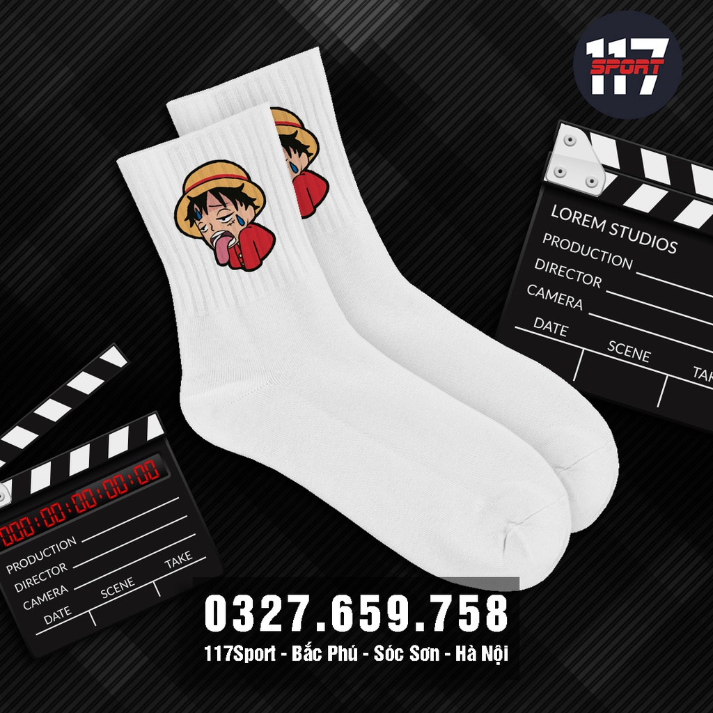 Tất Vớ In Hình Biểu Cảm Luffy Cực Cute 2 - In Tất Vớ Theo Yêu Cầu