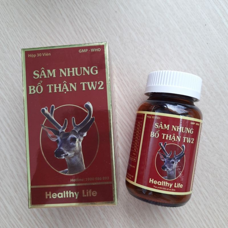 Viên bổ thận SÂM NHUNG BỔ THẬN TW2 bổ thận , tráng dương, mạnh gân cốt_Lọ 30 viên