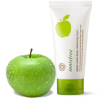 Sữa Rửa Mặt Làm Sạch Sâu Innisfree Apple Seed Deep Cleansing Foam