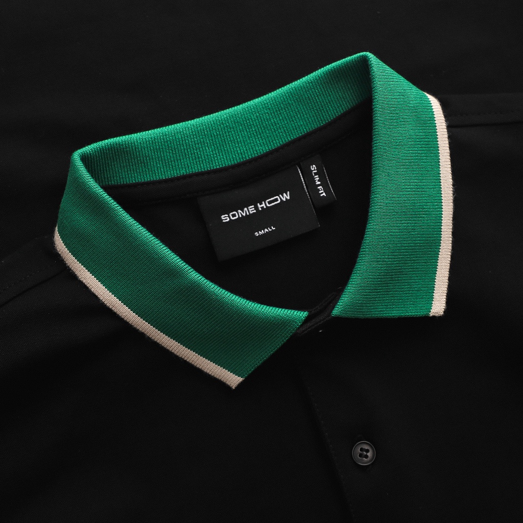 Áo Polo Nam Castleton Green Colab , Chất Vải Cotton Thoải Mái , PL0015-01,SOMEHOW