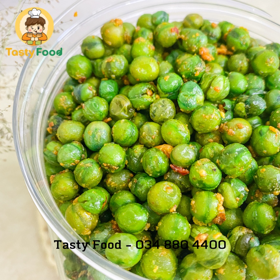 [Hũ vuông] 1,6KG Hũ Hạt Hà Lan Tỏi Ớt Tasty Food