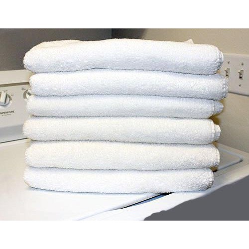 KHĂN TẮM TRẮNG  NHÀ NGHỈ KHÁCH SẠN SPA 100% SỢI COTTON