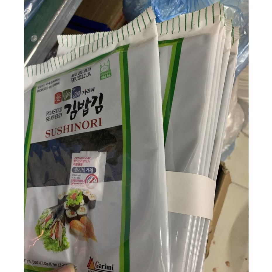 Rong biển cuộn cơm - Lá rong biển cuộn cơm 10 lá Gimbab, Kimbap ,Sushi Hàn Quốc 22g