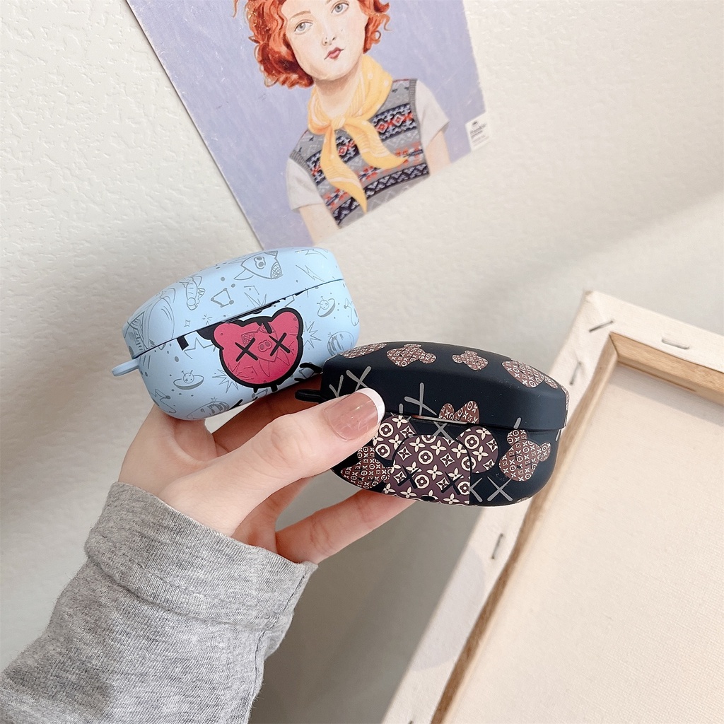 Vỏ Bảo Vệ Hộp Sạc Tai Nghe Bluetooth Không Dây Sony WF-1000XM4 Bằng PC Cứng Mặt Nhám Hình Phi Hành Gia/Thỏ Dễ Thương