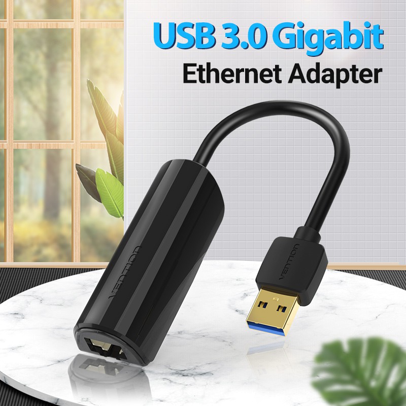 Bộ chuyển đổi USB 3.0 to LAN tốc độ 10/100/1000M cao cấp chính hãng VENTION CEHBB