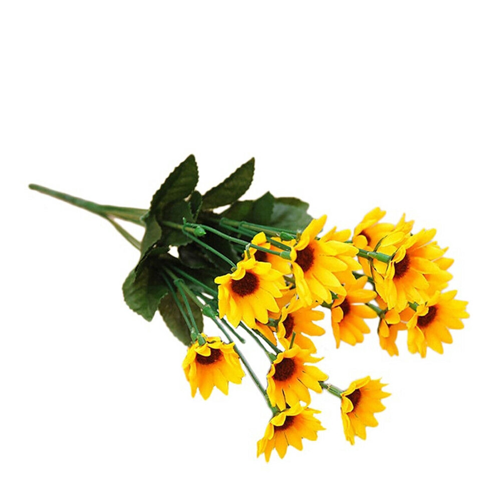 Cod Qipin Artificial Sunflower Garland Vine Silk Fake Flowers Wedding Home Party Decor Accessories