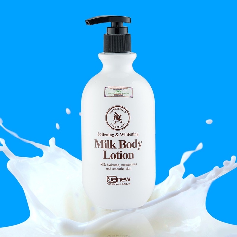 Hàng chính hãng - Sữa dưỡng thể trắng và chống nắng Benew Whitening Body Lotion Hàn quốc 450ml/Chai