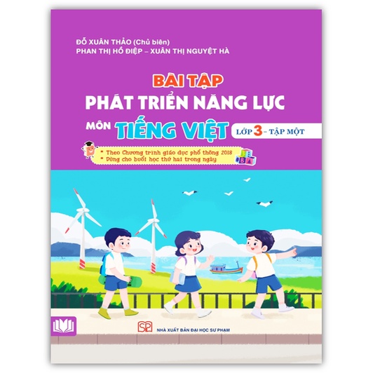 Sách - Bài tập phát triển năng lực môn Tiếng Việt lớp 3 - Tập 1 (  theo Chương trình GDPT 2018) Cánh Diều