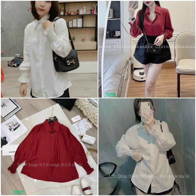 ❤️FREESHIP❤️Áo sơ mi tay bèo chị em mặc kết hợp với chân váy hay quần âu đều atu xinh nhé.Hàng đẹp chuẩn ảnh Uy Tín