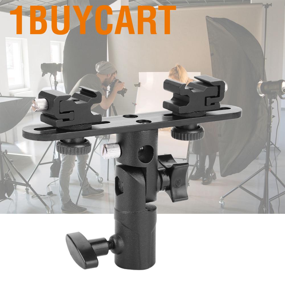 1buycart Flash Bracket Tripod Mount Hot Shoe Extension Camping for Camera
