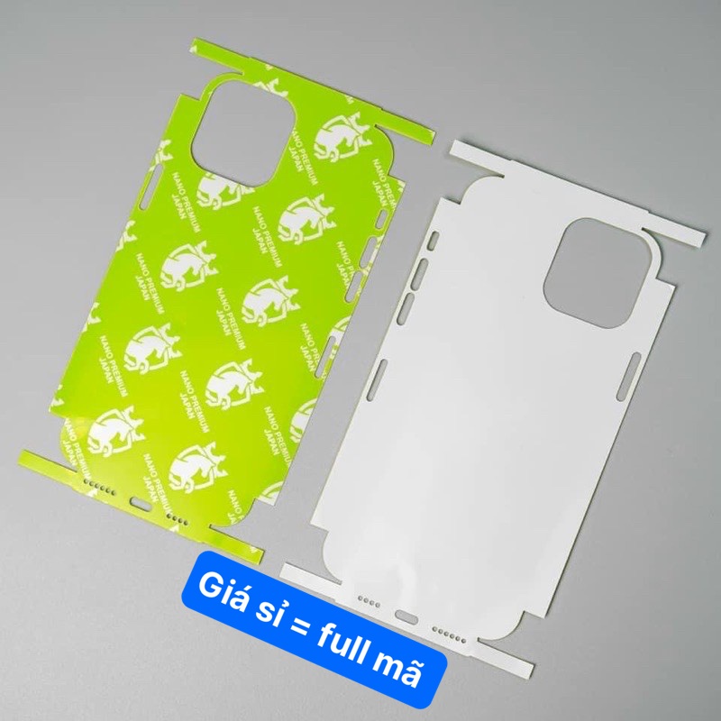 Dán Dẻo PPF Full mán Nhám Cho Iphone 11/12/13/14
