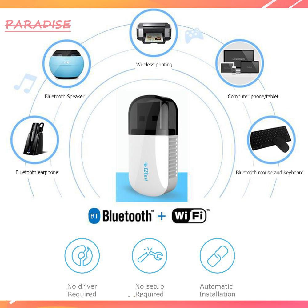 Usb 2.0 Wifi Dongle 2.4ghz + 5.8ghz Bluetooth 4.2 650mbps | BigBuy360 - bigbuy360.vn