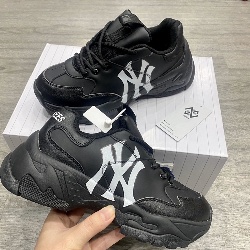 Giày Sneaker M.L.B NY đen Giày thể thao nam nữ