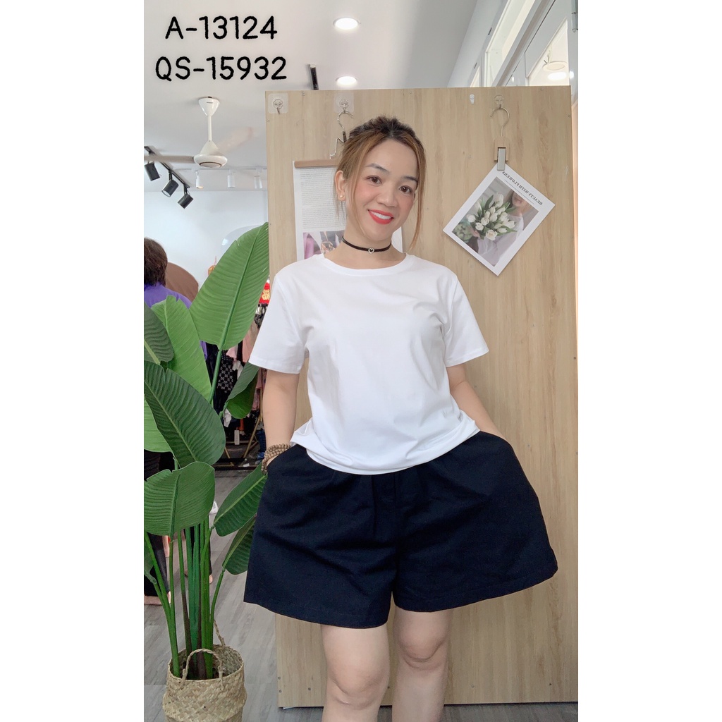 Quần đùi Bigsize jean trơn LT 15932