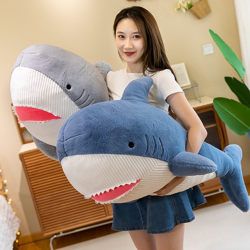 Gấu bông Cá Mập Nhồi Bông Dễ Thương Dùng Làm Quà Tặng Sinh Nhật Cho Bé
