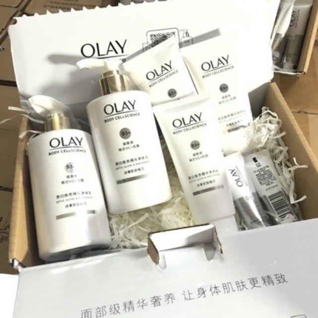 Kem dưỡng body Olay Retinol/whitening/Ràdian mới