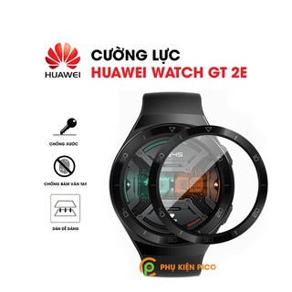 Cường lực Huawei Watch GT 2e viền đen chống xước bảo vệ đồng hồ - Kính cường lực Huawei GT 2e