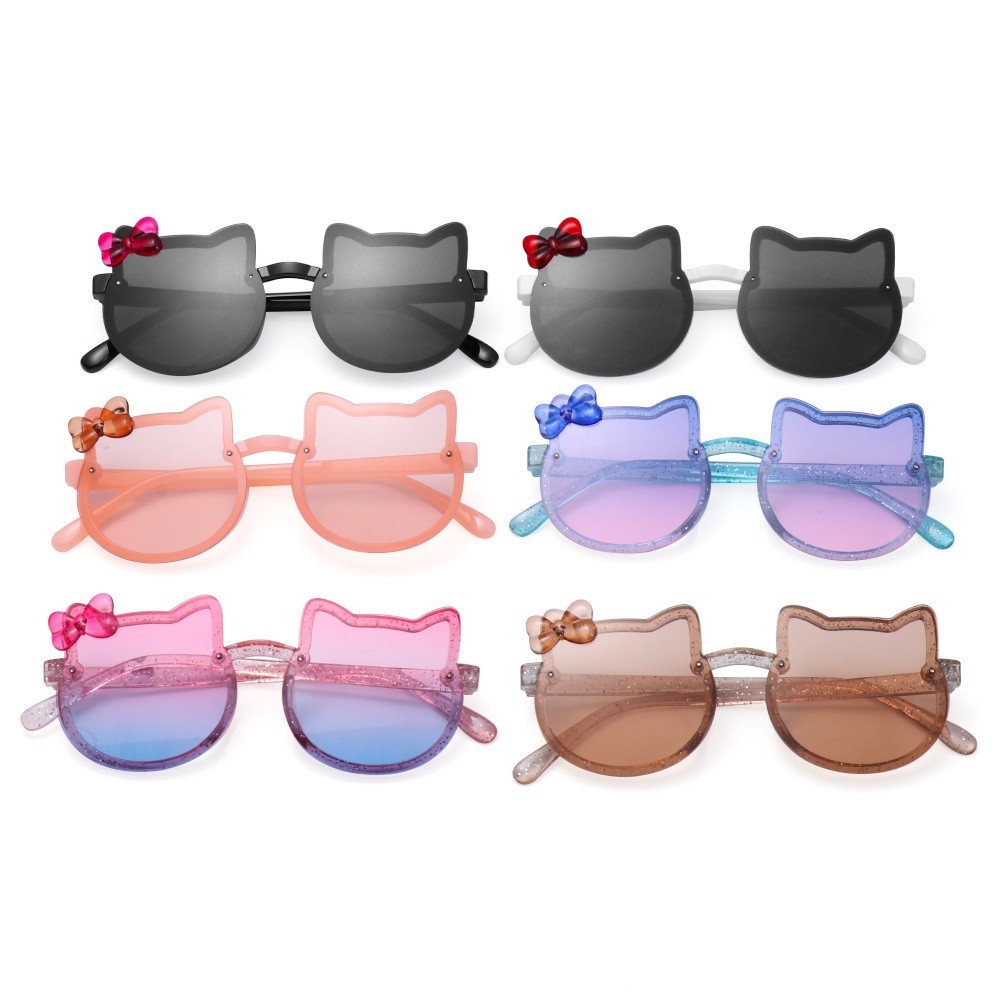 HS Cute Children Shades Baby Eyewear Kids Sunglasses Goggles Boys Girls Cartoon UV400 Protection Lovely Sun Glasses