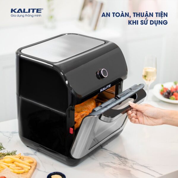 Nồi chiên không dầu Kalite KL 1200, công suất 1800W, dung tích 12L, đa chức năng [BẢO HÀNH 24 THÁNG]