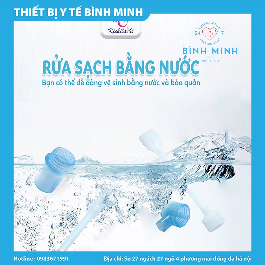 Dụng cụ hút mũi cho bé Nasal KICHILACHI chính hãng