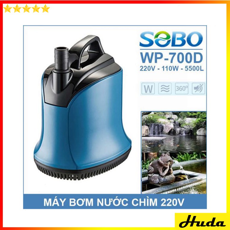 Bơm 110w Hút Cặn Bể Cá Bơm Chìm Hút Đáy 360 Độ SOBO