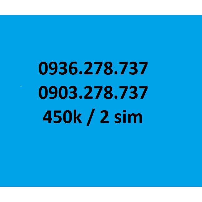 Sim cặp đôi Mobifone