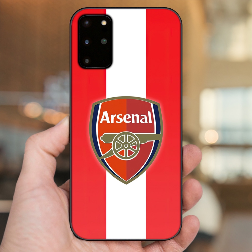 Ốp lưng Samsung S20 Plus viền đen in hình Arsenal FC