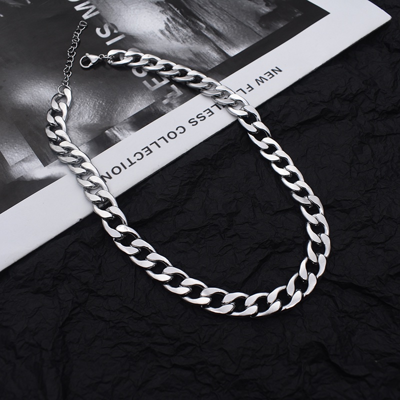 Vòng cổ Kiểu Xích Dày Phong Cách hip hop Đơn Giản Thời Trang Cho Nam Và Nữ