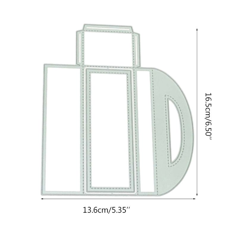 Khuôn Cắt Giấy Làm Từ Kim Loại Hình Hộp Đựng Đồ Ăn Tiện Dụng