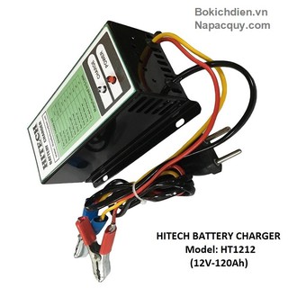Sạc ắc quy tự động 3 chế độ HITECH HT-1212 , Sạc cho các loại bình ắc quy: từ 12V/10Ah đến 120Ah