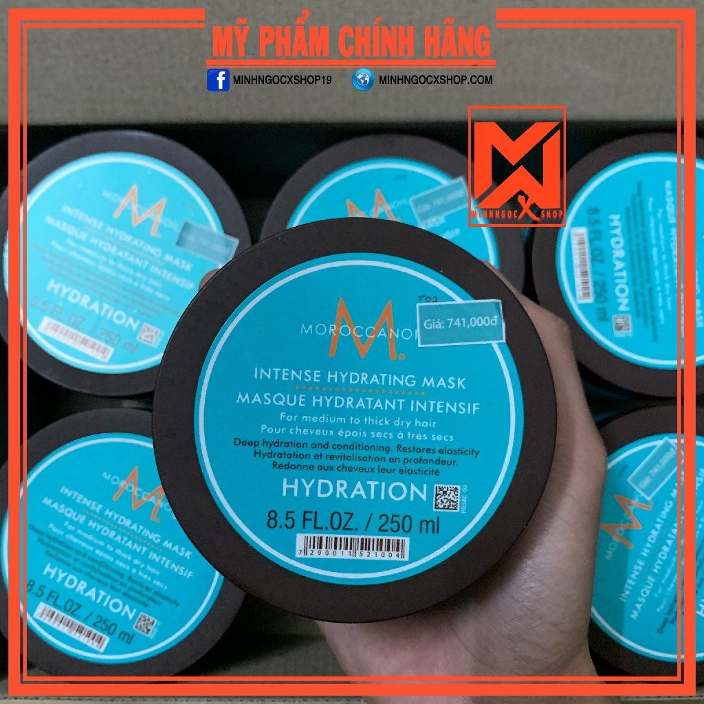 Moroccanoil Dầu hấp dưỡng ẩm sâu Moroccanoil Hydrating Mask 250 - 500ml chính hãng