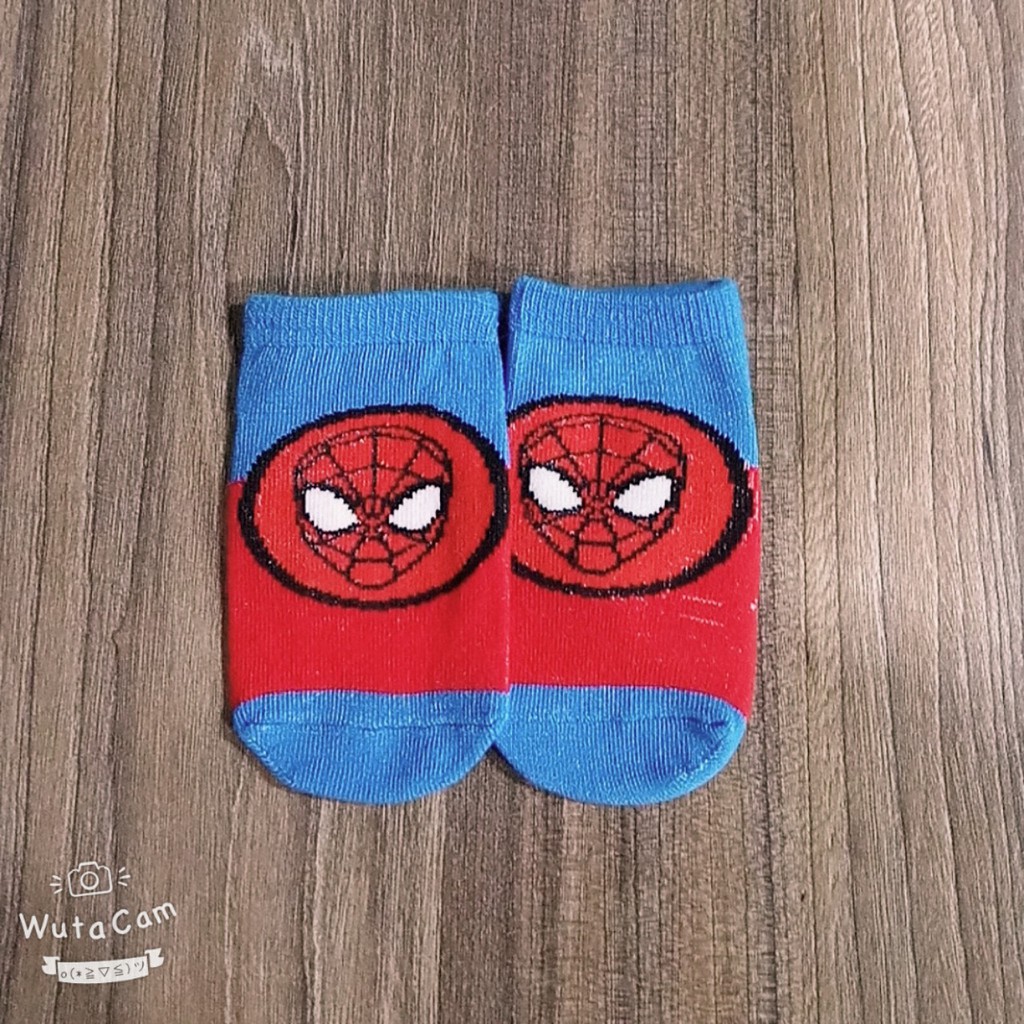 Combo 3 đồi Tất chống trượt hình Marvel cho bé (0- 3 tuổi) QATE03