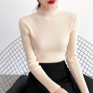 Áo len tăm cổ 3 phân 8 màu