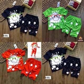 [THANH LÝ LỖ] COMBO 4 BỘ CỘC COTTON BÉ TRAI/BÉ GẢI
