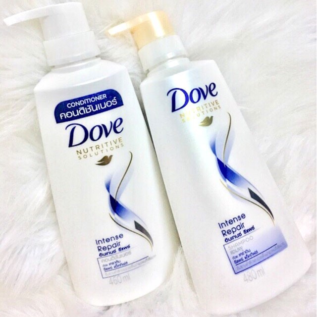 Combo Dầu gội đầu DOVE và Dầu xã DOVE - Thái Lan - 410ml/chai