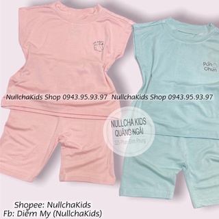 [PUNCHUN]-Bộ cộc quần lửng PUNCHUN (3-6m)