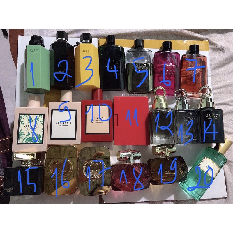 Nước hoa gucci si sân bay