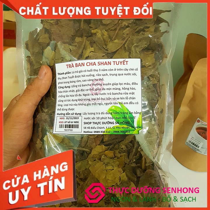 Trà bancha Shan Tuyết  Lá trà già 3 năm