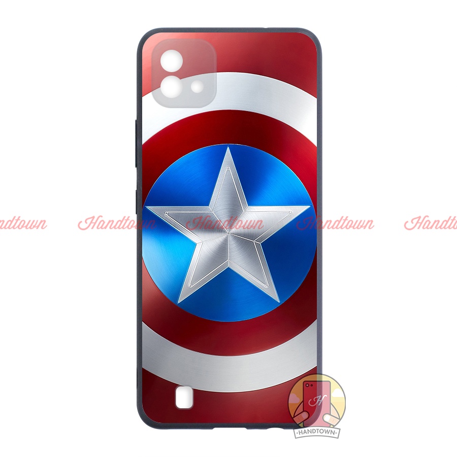 Ốp Lưng Realme C11 2021 TPU Silicon Ốp Dẻo Toàn Bộ Viền Đen In Hình Nhiều Mẫu Chống Sốc Cao Cấp Phần A Handtown