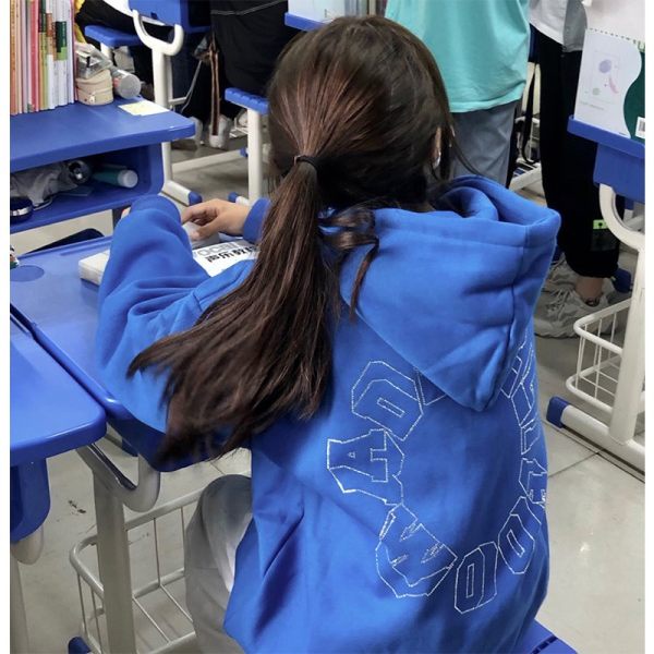 NRVP Áo Hoodie Dáng Rộng Thời Trang Hàn Quốc 2022 Dành Cho Nữ