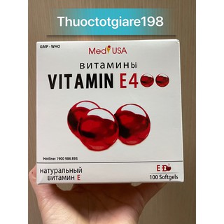 Viên uống vitamin e 400 - đỏ