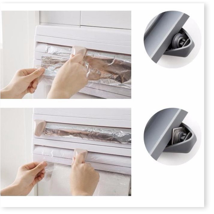 🇳 🇪 🇼®️ Universal Home - Dụng cụ để giấy nhà bếp thông minh (Grey)