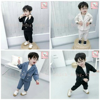 Comple - Vest cho bé trai chất vải tuytsi cao cấp phong cách Hàn Quốc