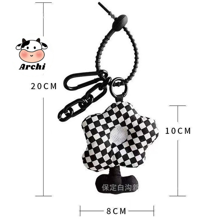Móc khoá, móc cài balo chất vải caro đẳng cấp