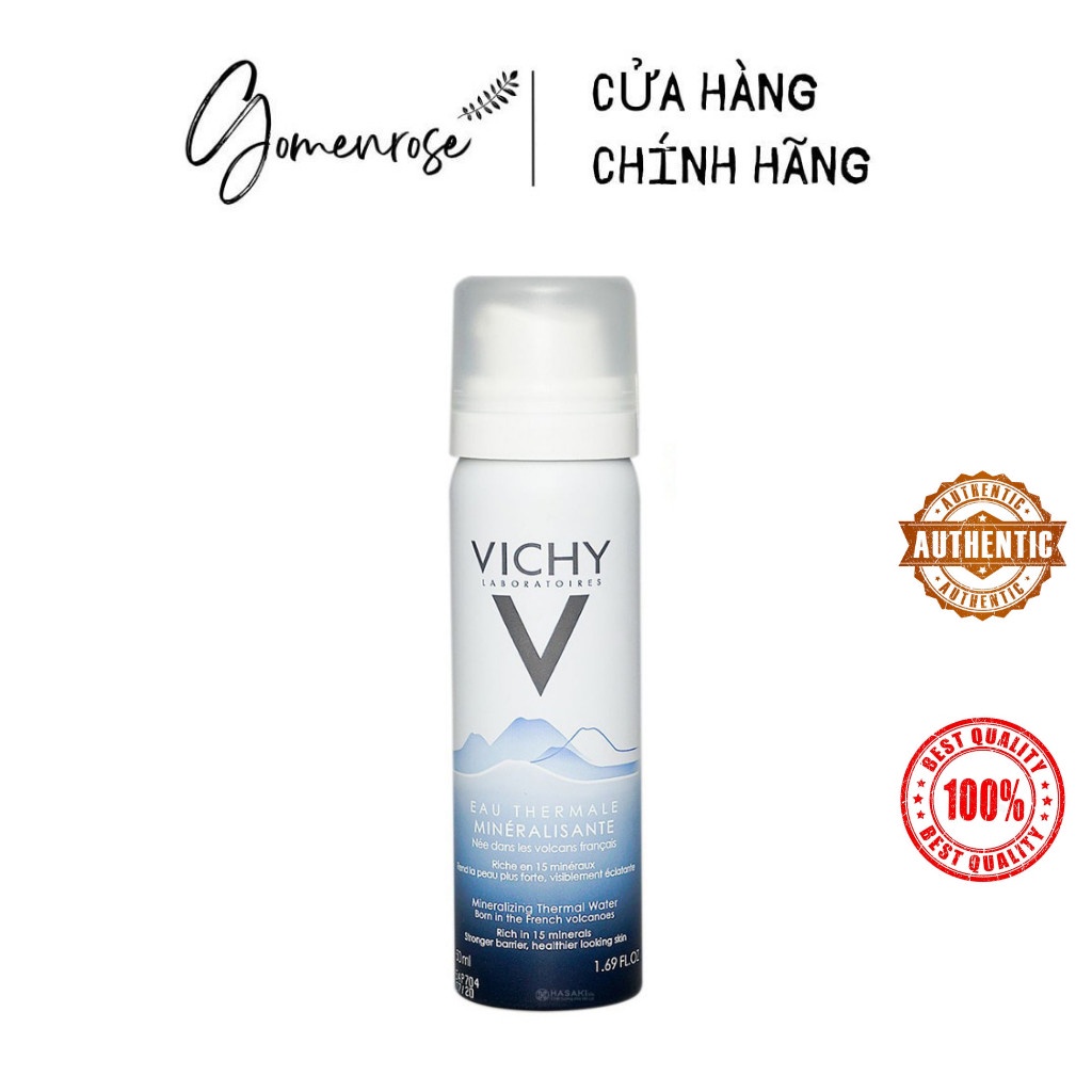 Xịt khoáng Dưỡng Da Vichy Mineralizing Thermal Water 50ml