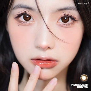 Lens Nâu Choco Tự Nhiên Giãn Tròng MoonLight Choco Có Độ
