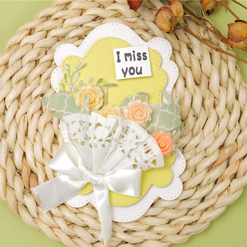 Khuôn Cắt Hình In Nổi Bằng Kim Loại Dùng Trang Trí Thẻ Scrapbook
