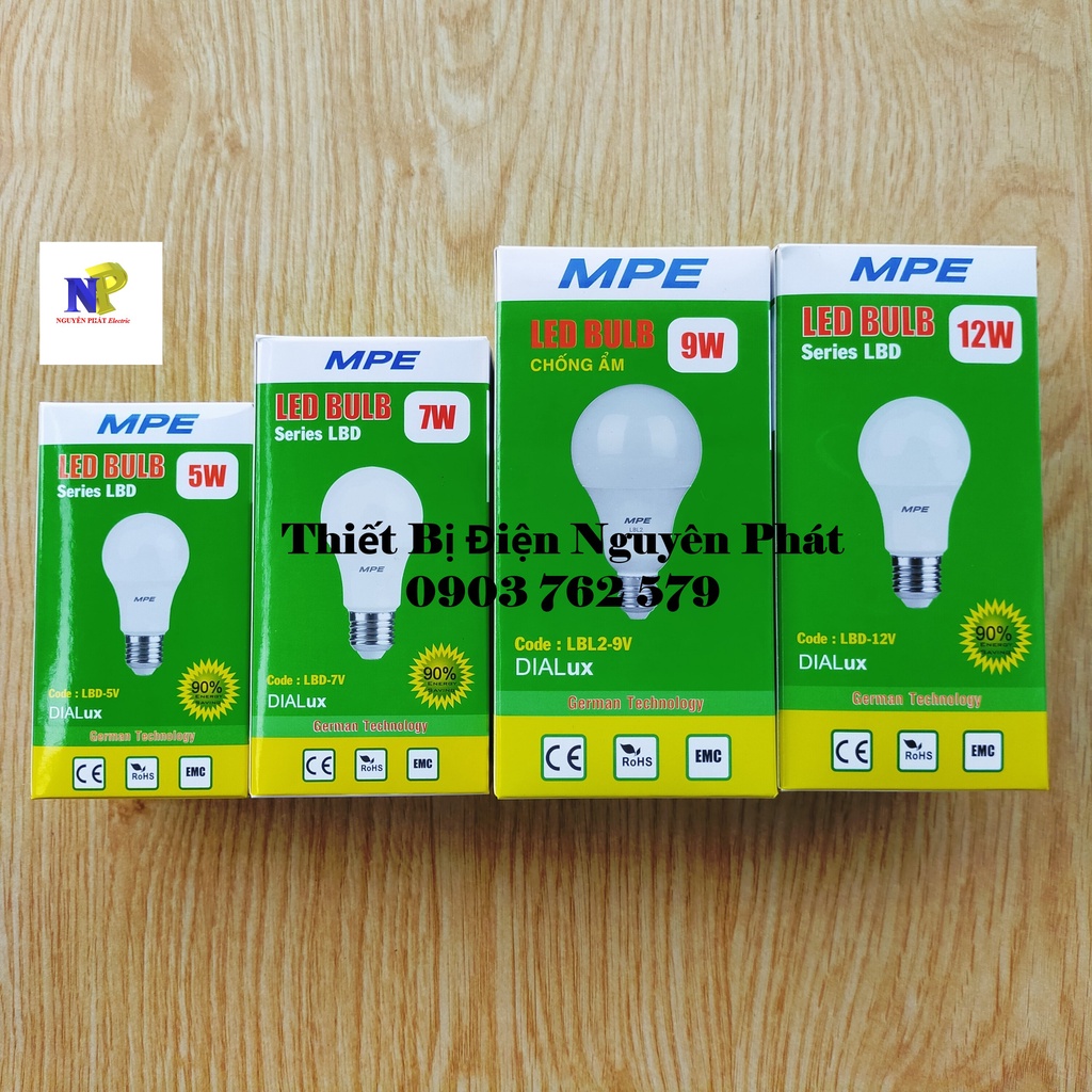 Đèn Led BULB Series LBD w Ánh Sáng Trắng Ánh Sáng Vàng