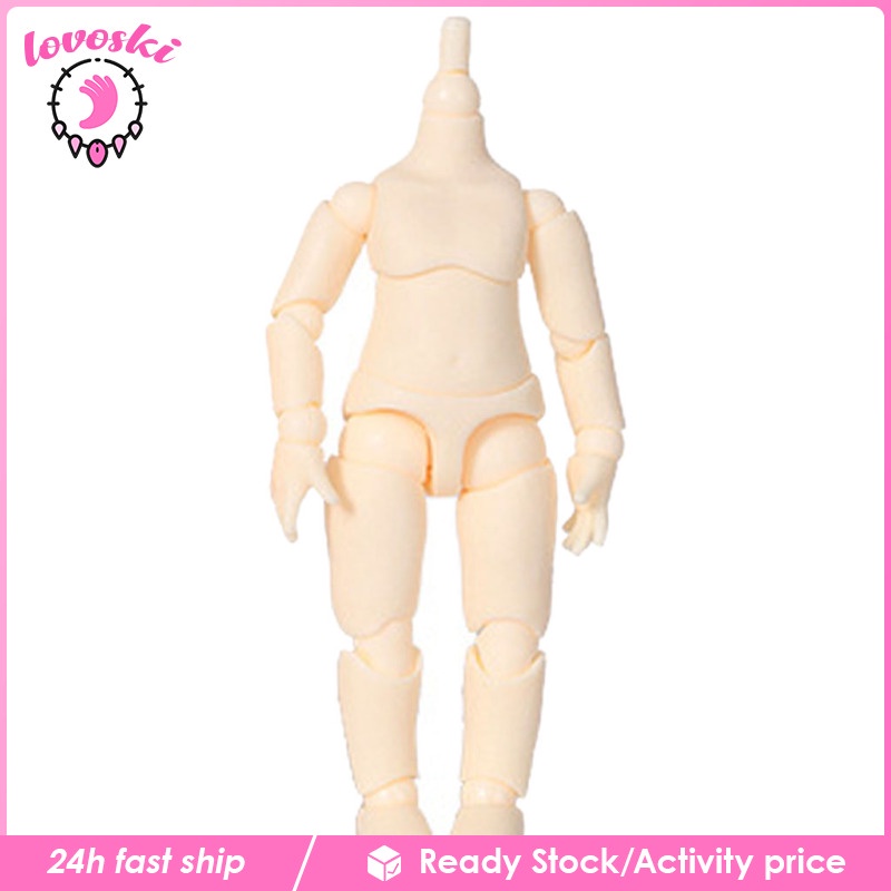 Mô Hình Búp Bê BJD 13 Khớp Nối Kèm Tay Cầm Tỉ Lệ 1 / 12