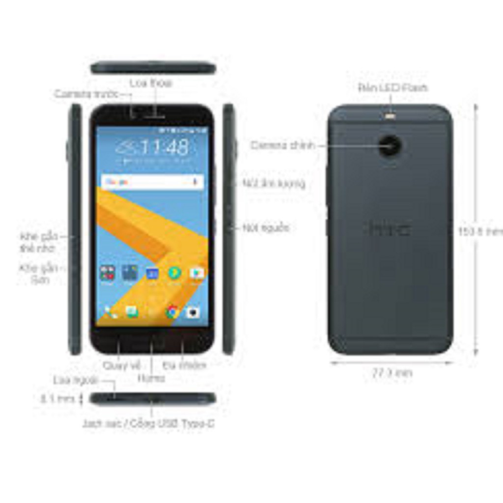 { '' Bão Sale " } " Điện Thoại " HTC 10 - RAM: 4 GB Bộ nhớ trong: 32 GB -Chơi PUBG-Free Fire mượt- FULLBOX !